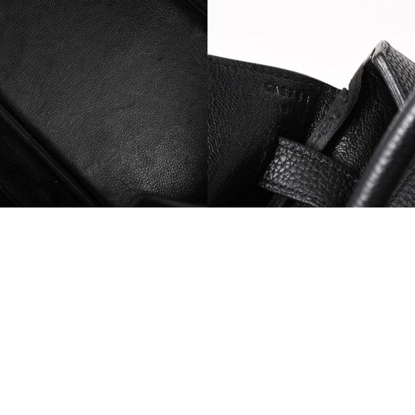 極美品 HERMES エルメス バーキン40 ブラック トゴ 40cm C刻印 シルバー金具 ハンドバッグ 中古 4a003229
