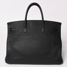 画像をギャラリービューアに読み込む, 極美品 HERMES エルメス バーキン40 ブラック トゴ 40cm C刻印 シルバー金具 ハンドバッグ 中古 4a003229