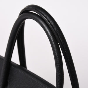 極美品 HERMES エルメス バーキン40 ブラック トゴ 40cm C刻印 シルバー金具 ハンドバッグ 中古 4a003229