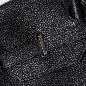 極美品 HERMES エルメス バーキン40 ブラック トゴ 40cm C刻印 シルバー金具 ハンドバッグ 中古 4a003229