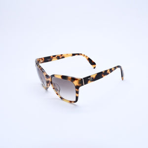 極美品 PRADA プラダ べっ甲柄 サングラス ハニートータス アイウェア グラデーションレンズ PRADAロゴ メガネ SPR 11S-F 中古 4a003231