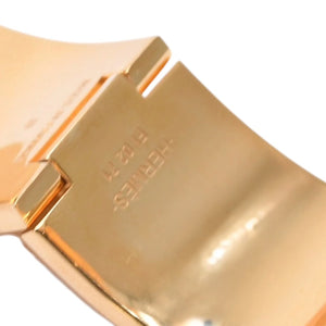 HERMES Clic Clac H Bangle Bracelet Weight approx. 64.13g Gold Metal GP Enamel Good Condition Used 4a002971