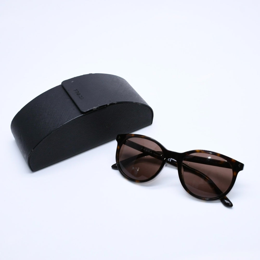 PRADA プラダ ウェリントン サングラス アイウェア SPR06T-F 2AU-8C1 サイズ53□19 145 べっ甲カラー 美品 中古 4a003225