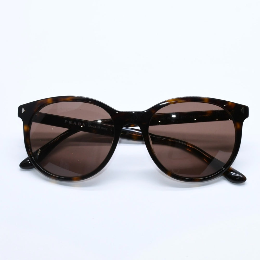 PRADA プラダ ウェリントン サングラス アイウェア SPR06T-F 2AU-8C1 サイズ53□19 145 べっ甲カラー 美品 中古 4a003225