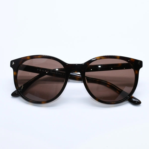 PRADA プラダ ウェリントン サングラス アイウェア SPR06T-F 2AU-8C1 サイズ53□19 145 べっ甲カラー 美品 中古 4a003225