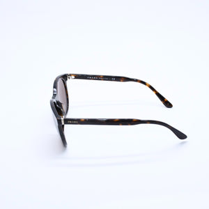 PRADA プラダ ウェリントン サングラス アイウェア SPR06T-F 2AU-8C1 サイズ53□19 145 べっ甲カラー 美品 中古 4a003225