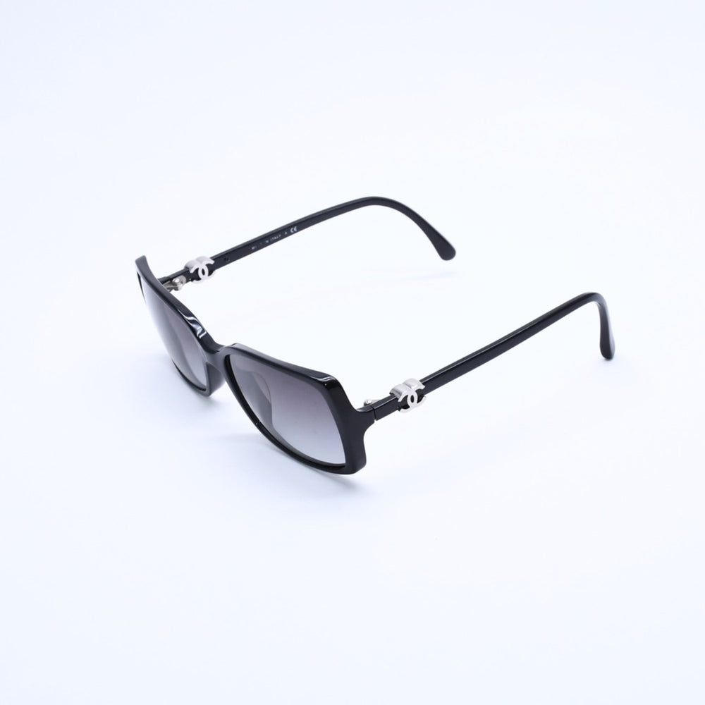 CHANEL シャネル サングラス アイウェア 5218-A c.501/3C サイズ54□16 135 ココマーク ブラック 美品 中古 4a003233