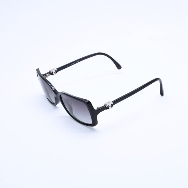 CHANEL シャネル サングラス アイウェア 5218-A c.501/3C サイズ54□16 135 ココマーク ブラック 美品 中古 4a003233
