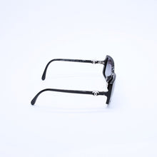 画像をギャラリービューアに読み込む, CHANEL シャネル サングラス アイウェア 5218-A c.501/3C サイズ54□16 135 ココマーク ブラック 美品 中古 4a003233
