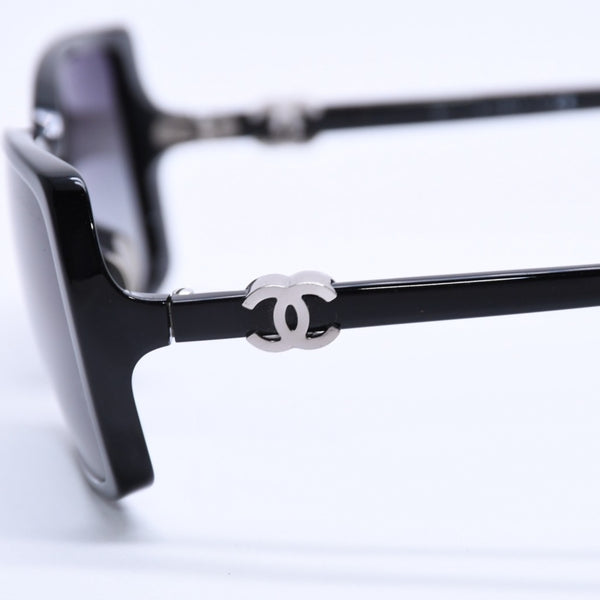 CHANEL シャネル サングラス アイウェア 5218-A c.501/3C サイズ54□16 135 ココマーク ブラック 美品 中古 4a003233