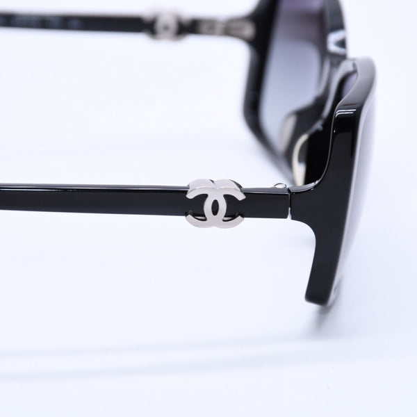CHANEL シャネル サングラス アイウェア 5218-A c.501/3C サイズ54□16 135 ココマーク ブラック 美品 中古 4a003233