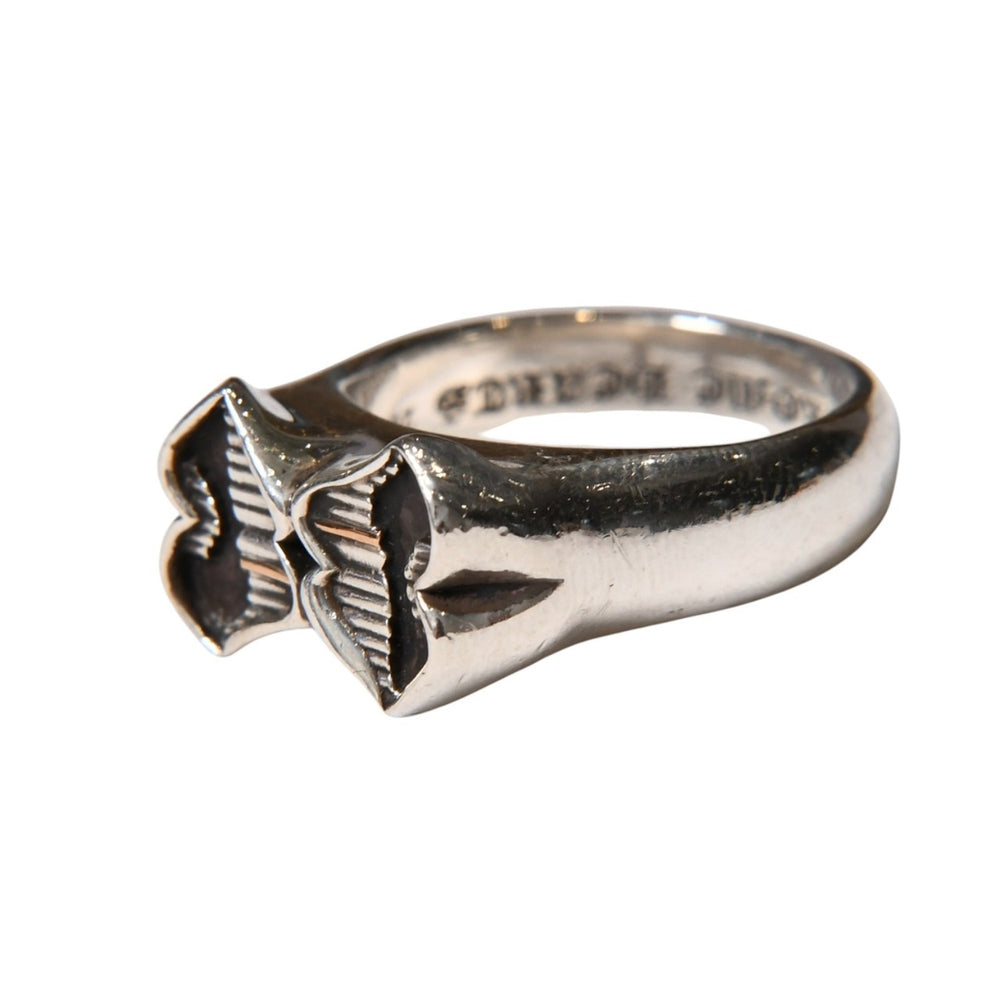 CHROME HEARTS DBL CHOMPER Double Chomper Ring Weight approx. 20.19g Size 24 Silver 925 MATTY BOY Good Condition Used 4a003603