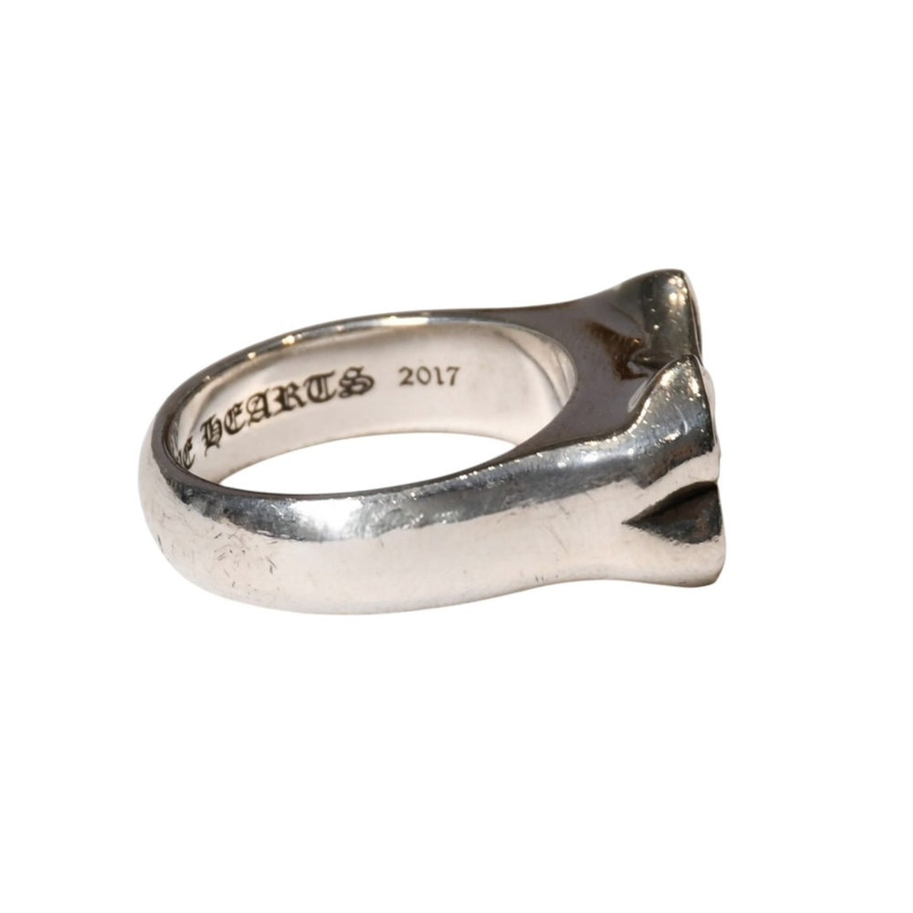 CHROME HEARTS DBL CHOMPER Double Chomper Ring Weight approx. 20.19g Size 24 Silver 925 MATTY BOY Good Condition Used 4a003603
