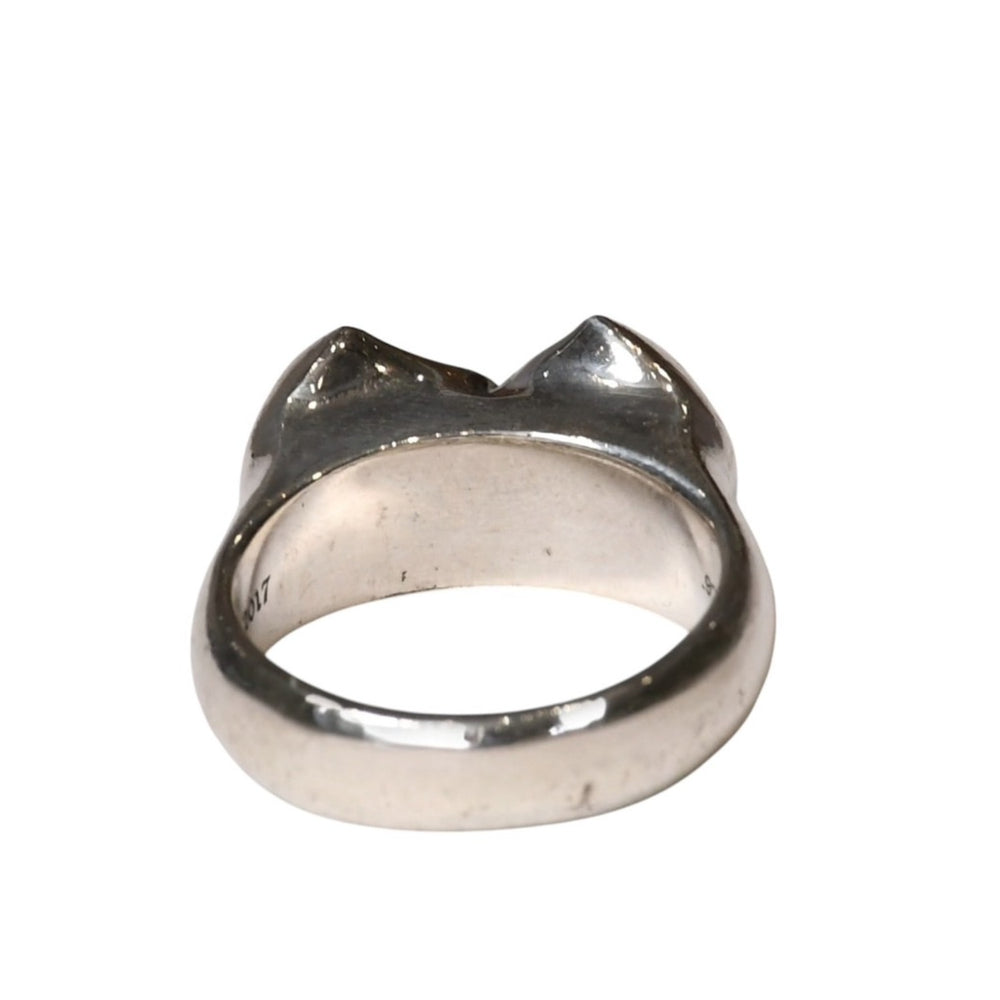 CHROME HEARTS クロムハーツ DBL CHOMPER ダブルチョンパー リング 指輪 重量約20.19g サイズ24号シルバー925 MATTY BOY 美品 中古 4a003603