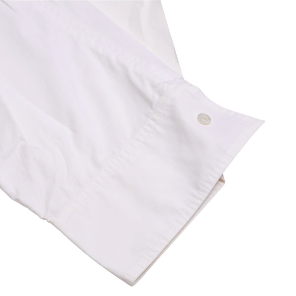 LOUIS VUITTON ルイヴィトン ミドル丈 ドレス サイズ36 ホワイト ゴールド金具 コットン100% RW081B 美品 中古 4a003243
