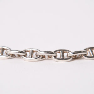 極美品 HERMES エルメス VINTAGE Chaine d'Ancre シェーヌダンクル TPM ブレスレット 29コマ 重量約14.59g シルバ−925 中古 4a003350