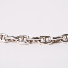 画像をギャラリービューアに読み込む, 極美品 HERMES エルメス VINTAGE Chaine d'Ancre シェーヌダンクル TPM ブレスレット 29コマ 重量約14.59g シルバ−925 中古 4a003350