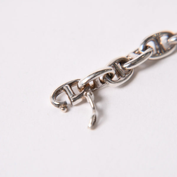 極美品 HERMES エルメス VINTAGE Chaine d'Ancre シェーヌダンクル TPM ブレスレット 29コマ 重量約14.59g シルバ−925 中古 4a003350