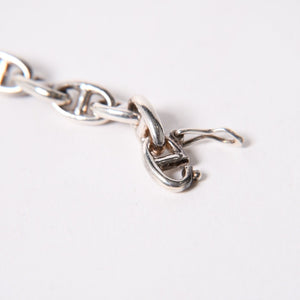 極美品 HERMES エルメス VINTAGE Chaine d'Ancre シェーヌダンクル TPM ブレスレット 29コマ 重量約14.59g シルバ−925 中古 4a003350