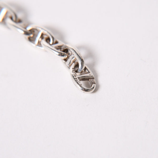 極美品 HERMES エルメス VINTAGE Chaine d'Ancre シェーヌダンクル TPM ブレスレット 29コマ 重量約14.59g シルバ−925 中古 4a003350