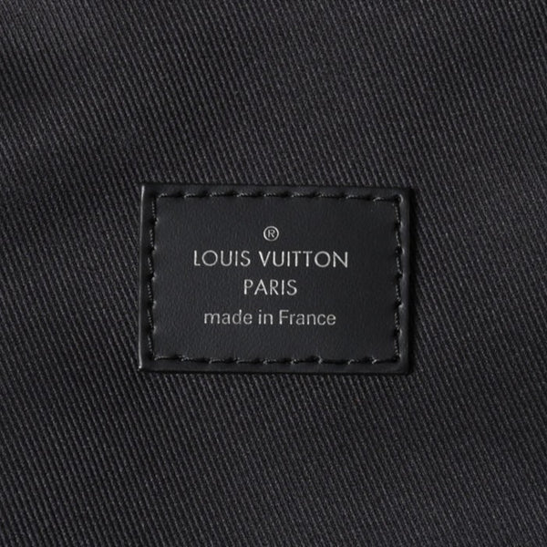 極美品 LOUIS VUITTON ルイヴィトン ボディバッグ ブラック ブルー グラフィット ピクセル アヴェニュー PVC レザーキャンバス シルバー金具 中古 4a002876