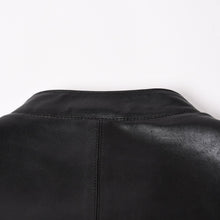 画像をギャラリービューアに読み込む, 新品同様品 CHROME HEARTS クロムハーツ ダガージップ ライダースジャケット レザー シルバー925 中古 4a003307