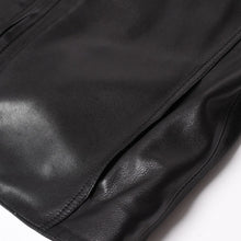 画像をギャラリービューアに読み込む, 新品同様品 CHROME HEARTS クロムハーツ ダガージップ ライダースジャケット レザー シルバー925 中古 4a003307