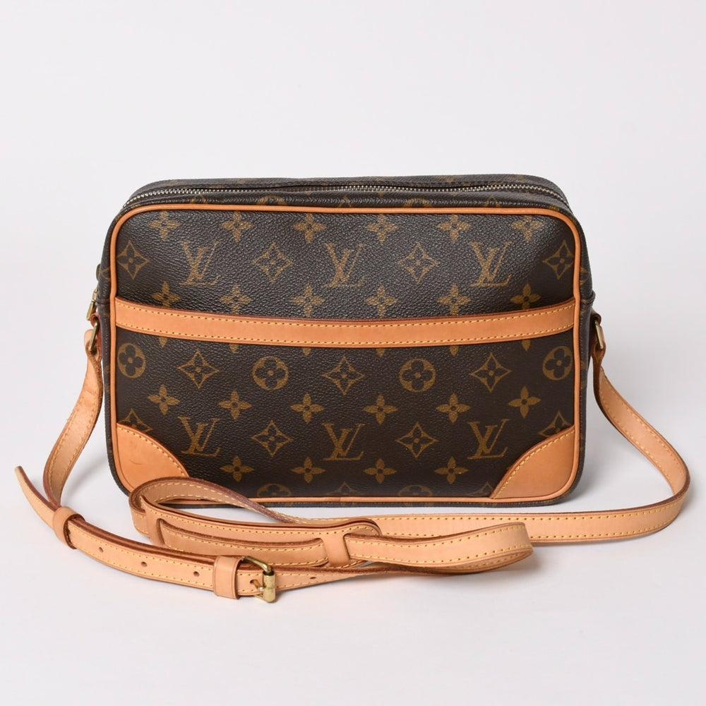 Very Good Condition LOUIS VUITTON Trocadero 27 Shoulder Bag M51274 Monogram PVC Leather Brown Used 4a003179