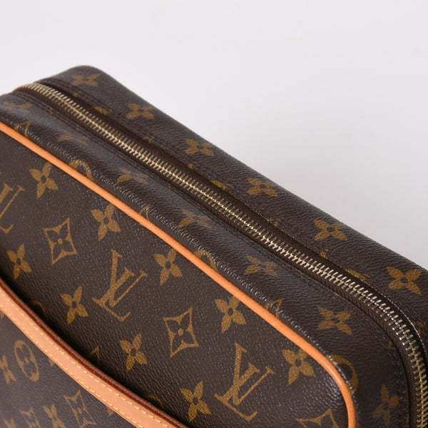 極美品 LOUIS VUITTON ルイヴィトン トロカデロ27 ショルダーバッグ M51274 モノグラム PVC レザー ブラウン 中古 4a003179