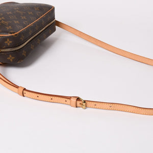 極美品 LOUIS VUITTON ルイヴィトン トロカデロ27 ショルダーバッグ M51274 モノグラム PVC レザー ブラウン 中古 4a003179