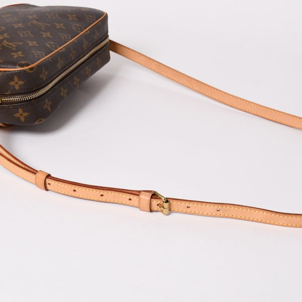 極美品 LOUIS VUITTON ルイヴィトン トロカデロ27 ショルダーバッグ M51274 モノグラム PVC レザー ブラウン 中古 4a003179