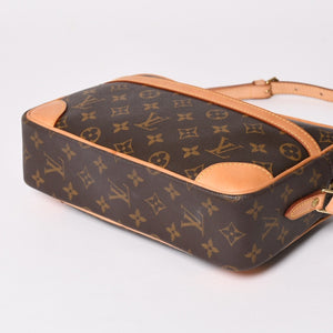 極美品 LOUIS VUITTON ルイヴィトン トロカデロ27 ショルダーバッグ M51274 モノグラム PVC レザー ブラウン 中古 4a003179