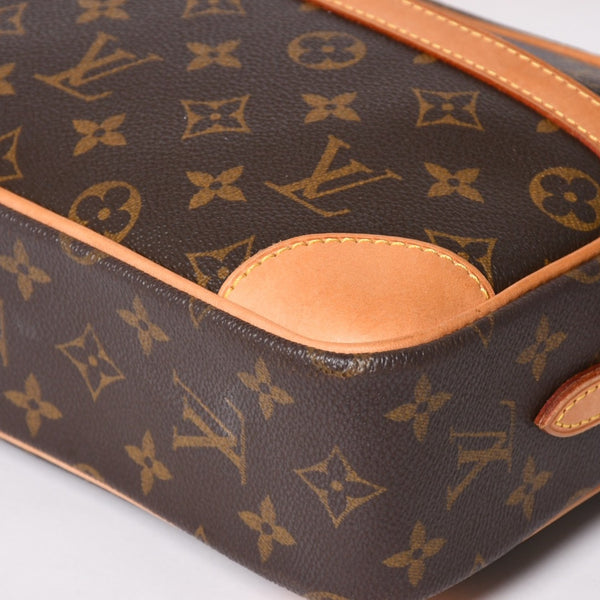 極美品 LOUIS VUITTON ルイヴィトン トロカデロ27 ショルダーバッグ M51274 モノグラム PVC レザー ブラウン 中古 4a003179