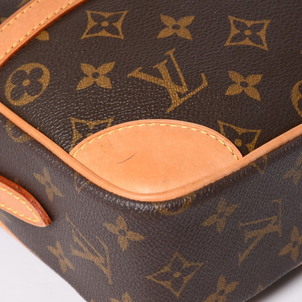 極美品 LOUIS VUITTON ルイヴィトン トロカデロ27 ショルダーバッグ M51274 モノグラム PVC レザー ブラウン 中古 4a003179