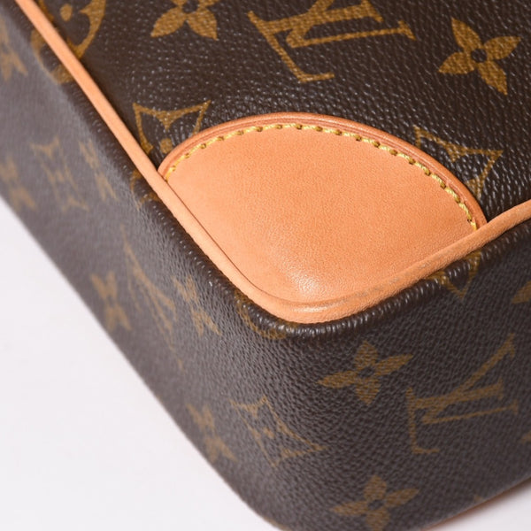 極美品 LOUIS VUITTON ルイヴィトン トロカデロ27 ショルダーバッグ M51274 モノグラム PVC レザー ブラウン 中古 4a003179
