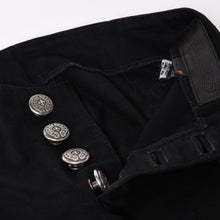 画像をギャラリービューアに読み込む, CHROME HEARTS クロムハーツ セメタリークロスパッチ デニムパンツ サイズ23R 20パッチ フレアニー アフターパッチ 美品 中古 4a003401