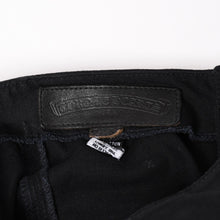 画像をギャラリービューアに読み込む, CHROME HEARTS クロムハーツ セメタリークロスパッチ デニムパンツ サイズ23R 20パッチ フレアニー アフターパッチ 美品 中古 4a003401