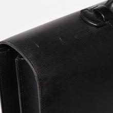 画像をギャラリービューアに読み込む, HERMES エルメス サックアデペッシュ ブリーフケース ビジネスバッグ ブラック シルバー金具 B刻印 レザー 美品 中古 4a003276