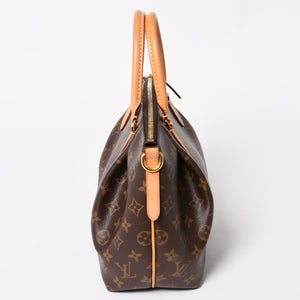 極美品 LOUIS VUITTON ルイヴィトン ハンドバッグ ショルダーバッグ テュレンPM M48813 モノグラム ゴールド金具 中古 4a002800