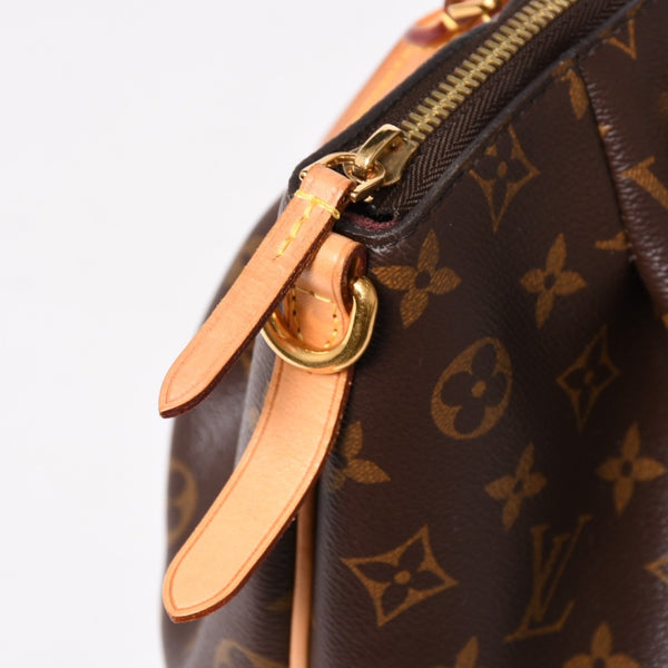 極美品 LOUIS VUITTON ルイヴィトン ハンドバッグ ショルダーバッグ テュレンPM M48813 モノグラム ゴールド金具 中古 4a002800