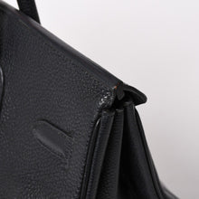 Load image into Gallery viewer, 極美品 HERMES エルメス BIRKIN バーキン35 ブラック シルバー金具 トゴ ハンドバッグ □I刻印 中古 4a003283