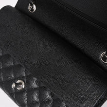 画像をギャラリービューアに読み込む, 新品同様 CHANEL シャネル マトラッセ25 Wフラップ Wチェーンショルダーバッグ 19番台 ココマーク キャビアスキン ブラック 中古 4a003366