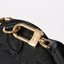 Load image into Gallery viewer, 新品同様 LOUIS VUITTON ルイヴィトン ナノ スピーディ 2WAYハンドバッグ M82450 ブラック モノグラムアンプラントレザー 中古 4a003279