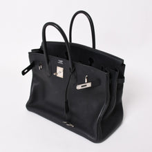 Load image into Gallery viewer, 極美品 HERMES エルメス BIRKIN バーキン35 ブラック シルバー金具 トゴ ハンドバッグ □I刻印 中古 4a003283