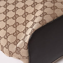 画像をギャラリービューアに読み込む, GUCCI グッチ ワンショルダーホーボーバッグ GGキャンバス セミショルダー ショルダーバッグ ベージュ ブラウン 三日月型 300241 美品 中古 4a003327
