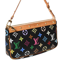 画像をギャラリービューアに読み込む, 極美品 LOUIS VUITTON ルイヴィトン ポシェットアクセソワール アクセサリーポーチ M92648 モノグラム マルチカラー ブラック 中古 4a003362