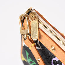 画像をギャラリービューアに読み込む, 極美品 LOUIS VUITTON ルイヴィトン ポシェットアクセソワール アクセサリーポーチ M92648 モノグラム マルチカラー ブラック 中古 4a003362