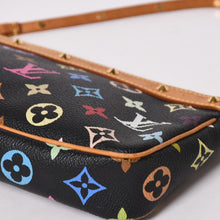 画像をギャラリービューアに読み込む, 極美品 LOUIS VUITTON ルイヴィトン ポシェットアクセソワール アクセサリーポーチ M92648 モノグラム マルチカラー ブラック 中古 4a003362