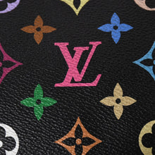 画像をギャラリービューアに読み込む, 極美品 LOUIS VUITTON ルイヴィトン ポシェットアクセソワール アクセサリーポーチ M92648 モノグラム マルチカラー ブラック 中古 4a003362