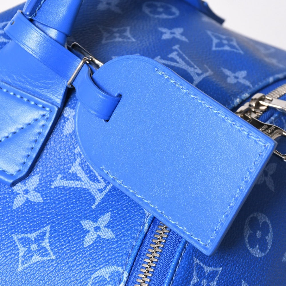 新品同様 LOUIS VUITTON ルイヴィトン バックパック マルチポケット M45441 モノグラムクラウズキャンバス ブルー 中古 4a003355